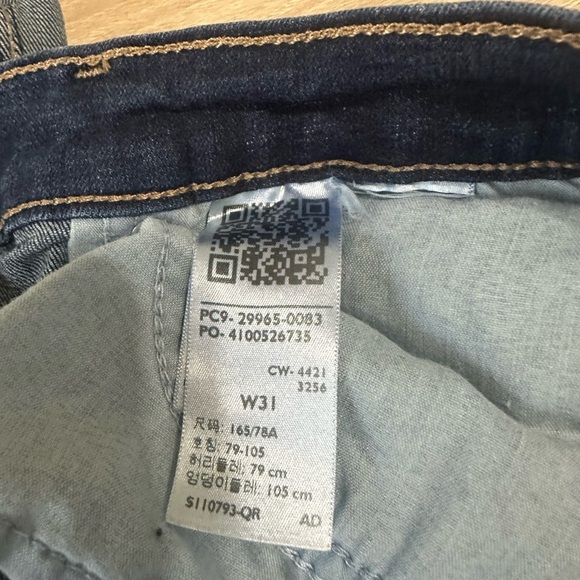 Levi’s Mid Length Dark Wash Denim Short Size‎ 31 - Picture 5 of 8